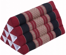 Triangle Thai cushion, Triangle cushion, Kapok - red