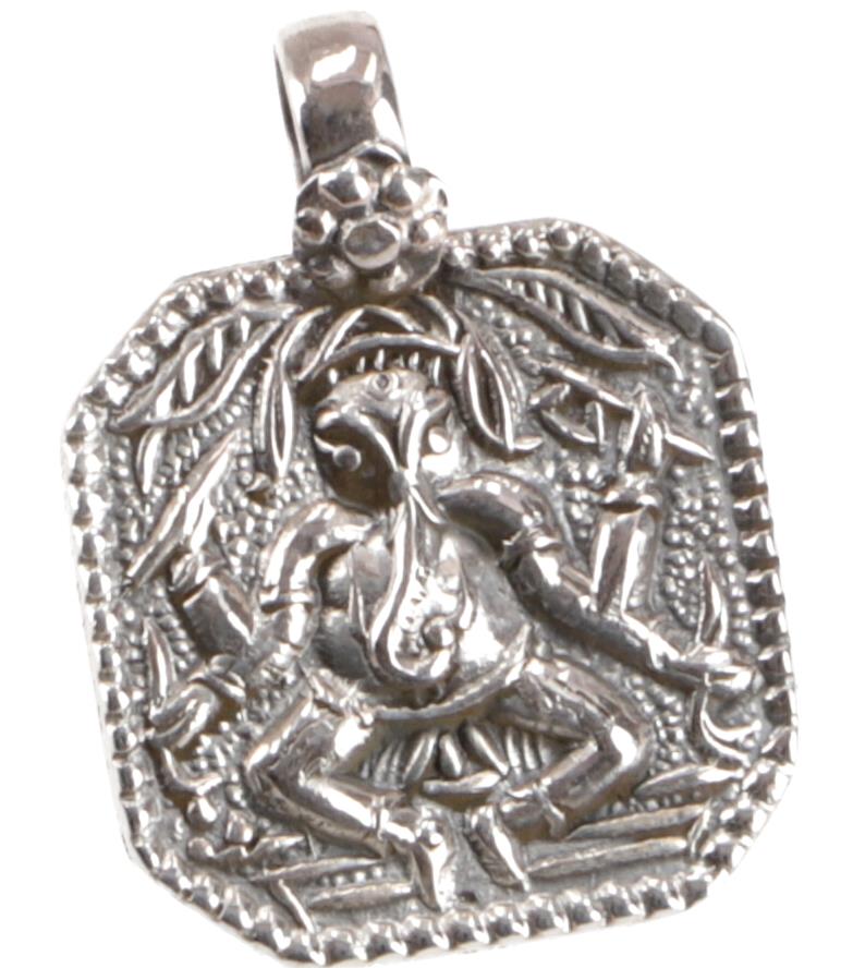Silber Anhänger Ganesha Talisman 